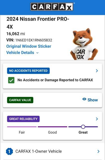 Used 2024 Nissan Frontier PRO-4X w/ Pro Premium Package AWD/4WD image 5