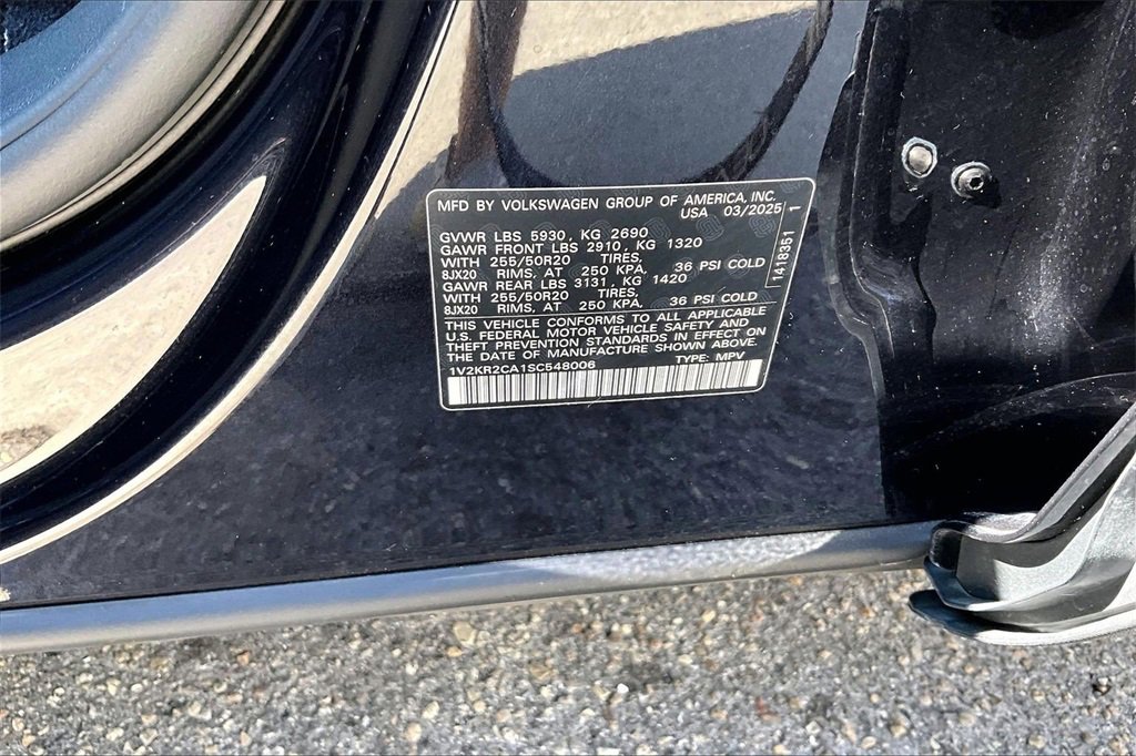 Certified 2025 Volkswagen Atlas SE w/ Panoramic Sunroof Package image 30