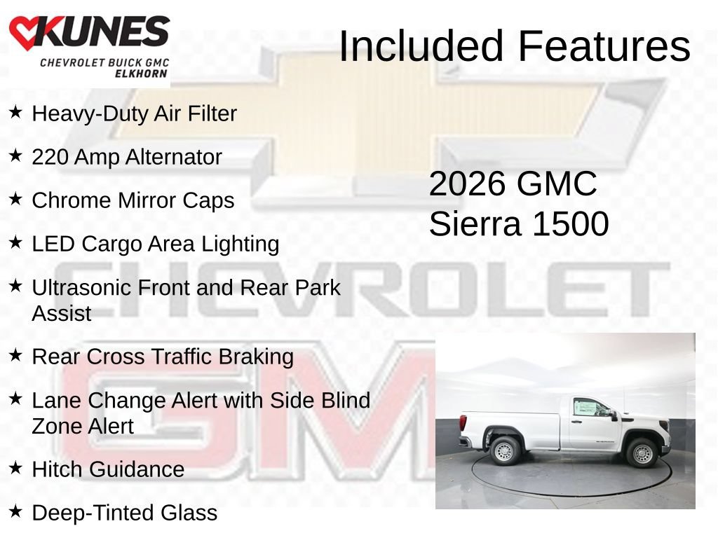 New 2026 GMC Sierra 1500 Pro w/ Pro Value Package AWD/4WD image 3