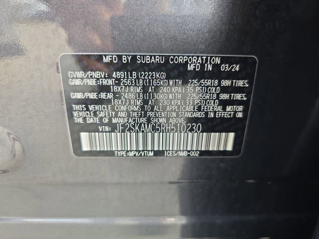 Certified 2024 Subaru Forester Touring image 30