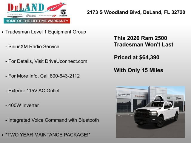 New 2026 RAM 2500 Tradesman image 24