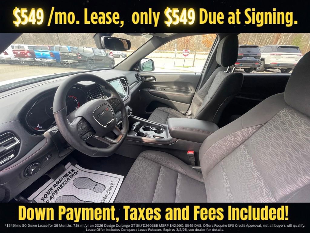 New 2026 Dodge Durango GT w/ Blacktop Package image 17