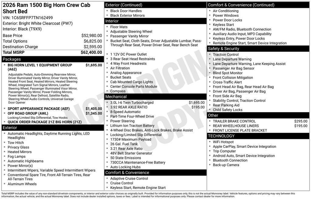 New 2026 RAM 1500 Big Horn image 36