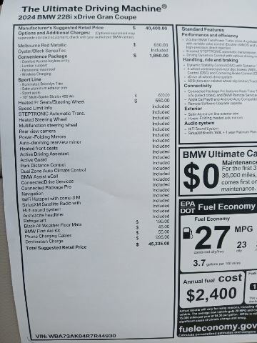 New 2024 BMW 228i xDrive Gran Coupe w/ Convenience Package image 32