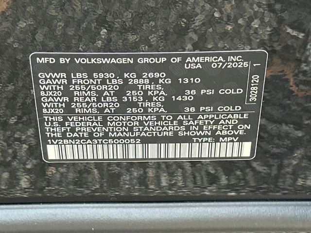 New 2026 Volkswagen Atlas SEL AWD/4WD image 36