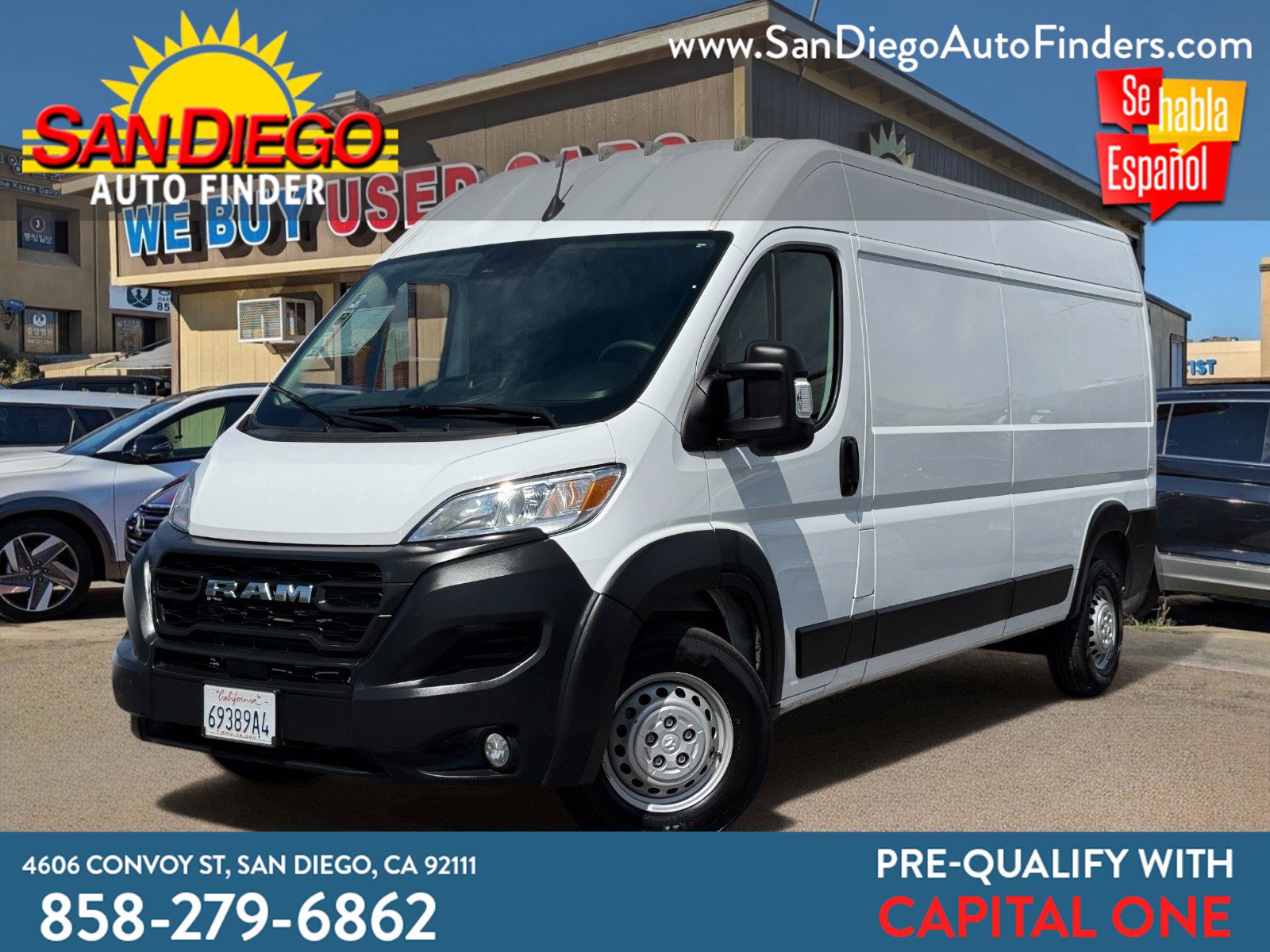 Used 2025 RAM ProMaster 2500 w/ Convenience Group FWD image 1