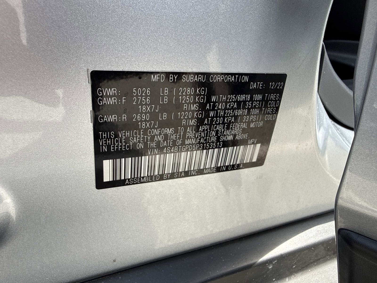 Used 2023 Subaru Outback Touring XT image 35