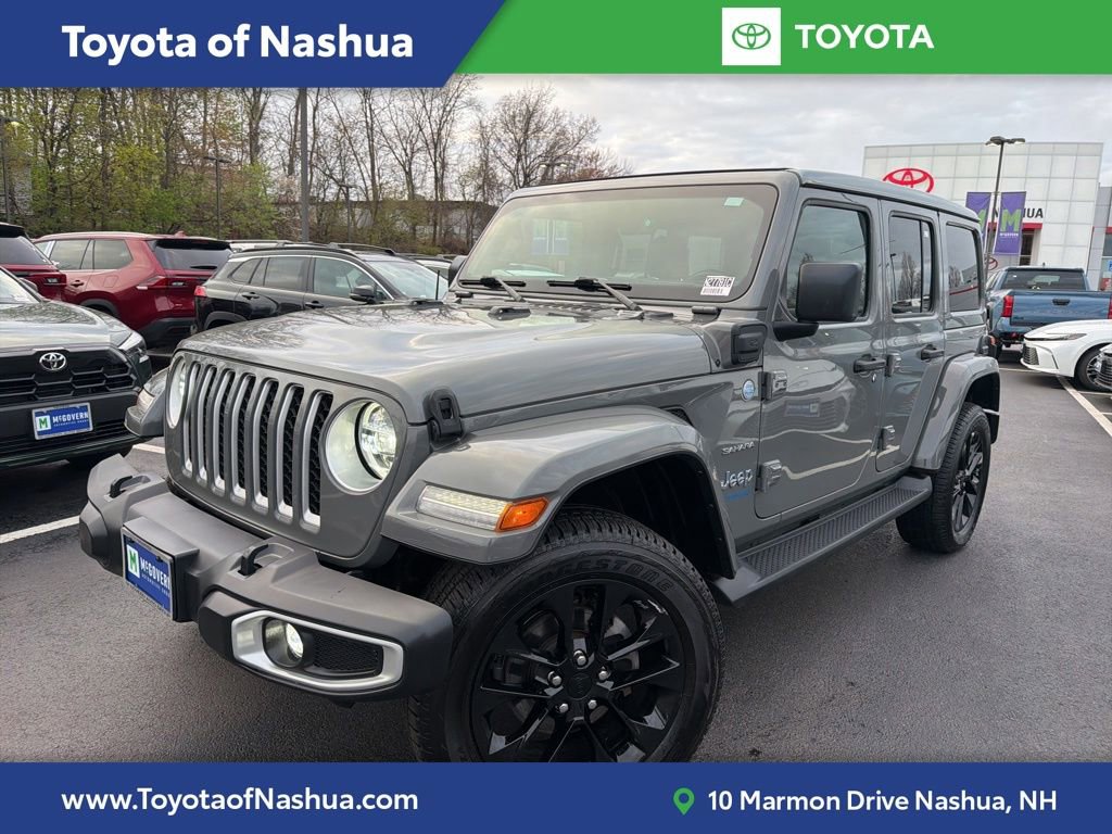 Used 2021 Jeep Wrangler Unlimited Sahara w/ Cold Weather Group AWD/4WD image 1