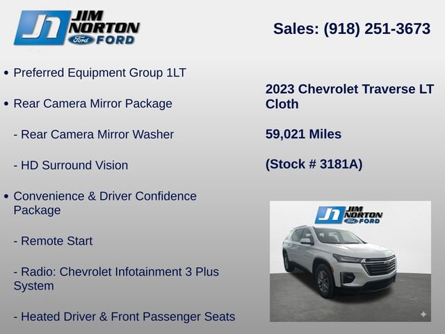 Used 2023 Chevrolet Traverse LT image 8