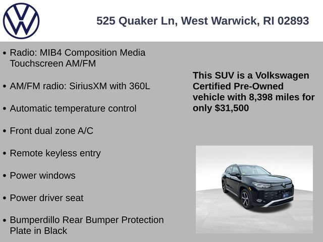 Certified 2025 Volkswagen Tiguan SE AWD/4WD image 7