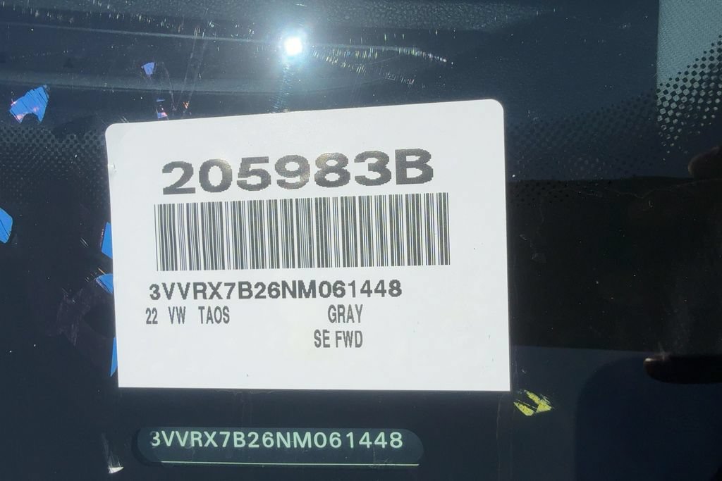 Used 2022 Volkswagen Taos SE FWD image 19