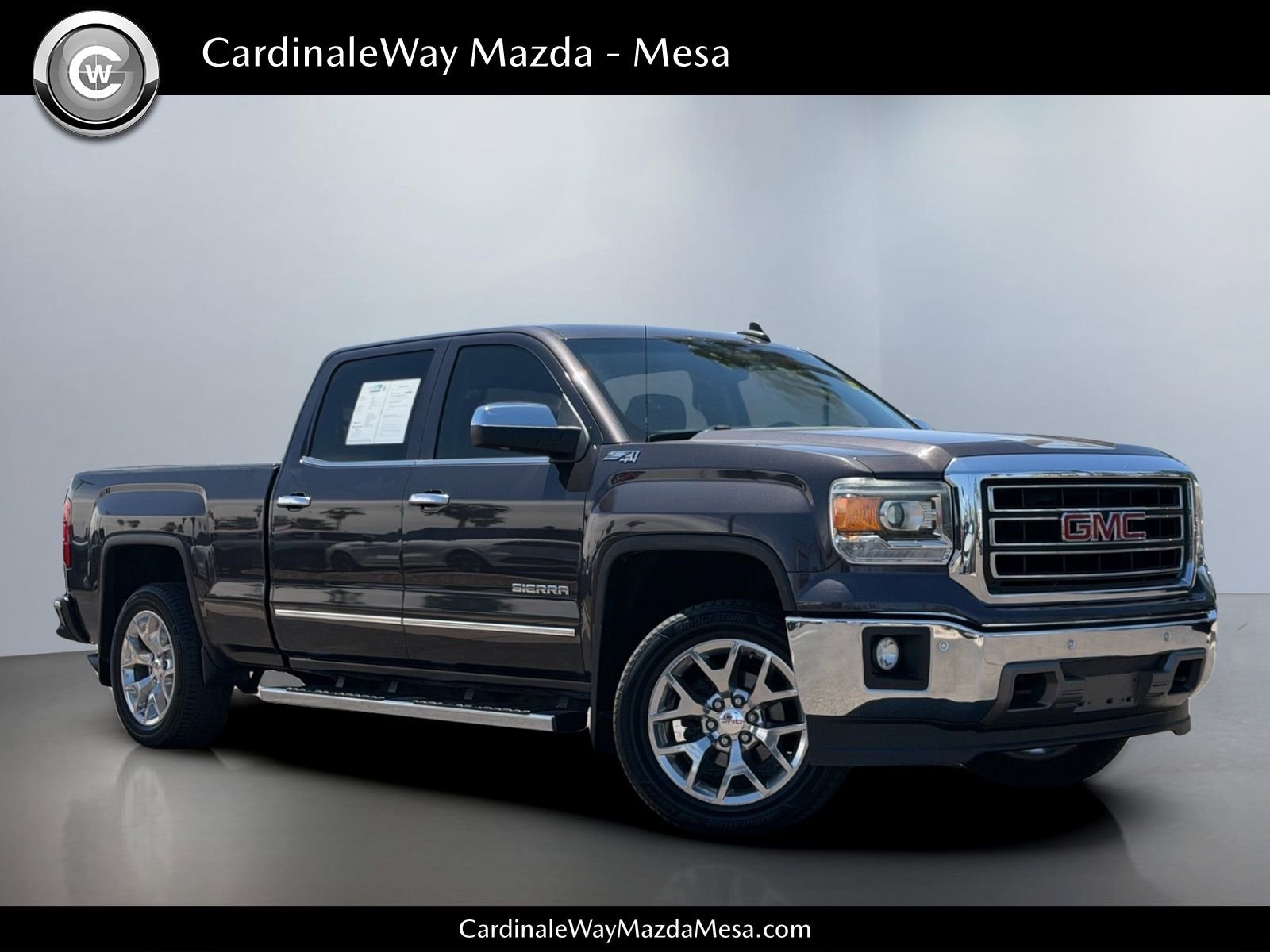 Used 2015 GMC Sierra 1500 SLT w/ SLT Crew Cab Value Package AWD/4WD image 1