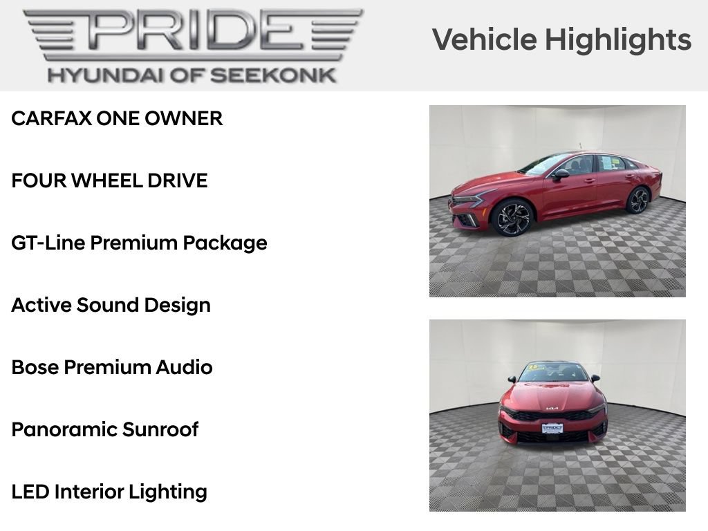 Used 2025 Kia K5 GT-Line w/ GT-Line Premium Package AWD/4WD image 12