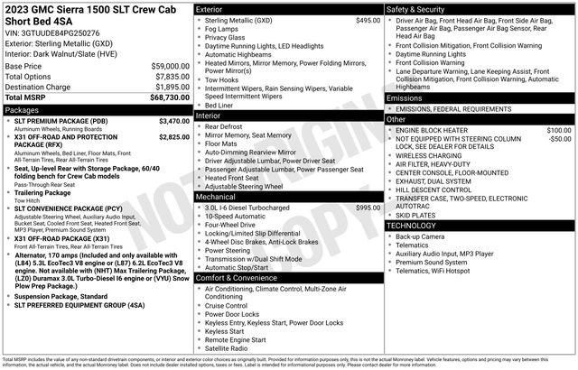 Used 2023 GMC Sierra 1500 SLT w/ SLT Premium Package image 40