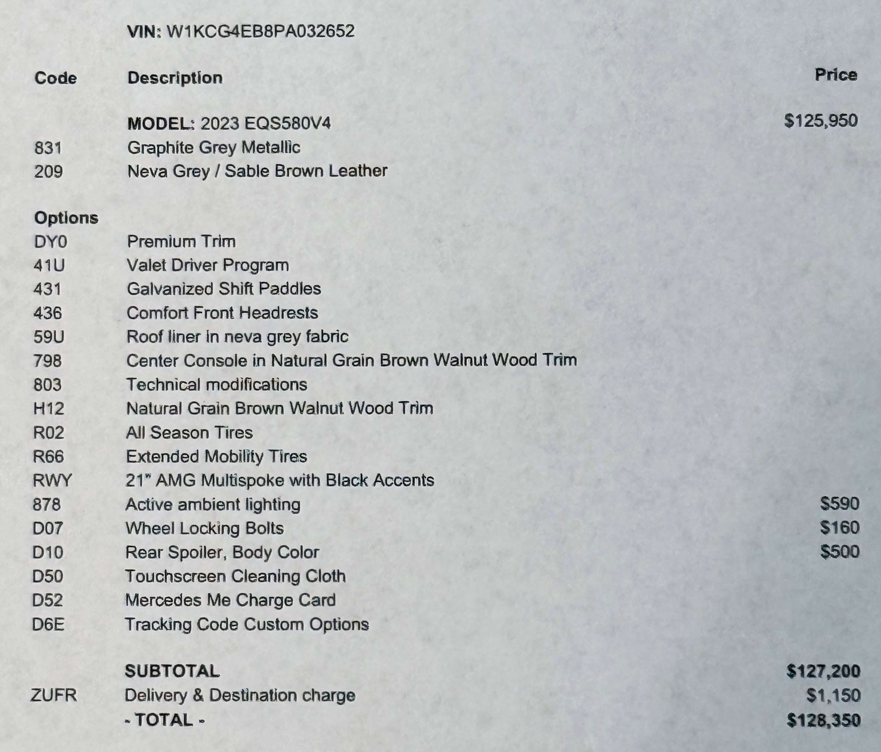 Used 2023 Mercedes-Benz EQS 580 4MATIC Sedan image 2