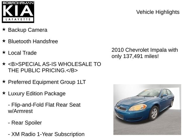 Used 2010 Chevrolet Impala LT w/ Luxury Edition Package FWD image 7