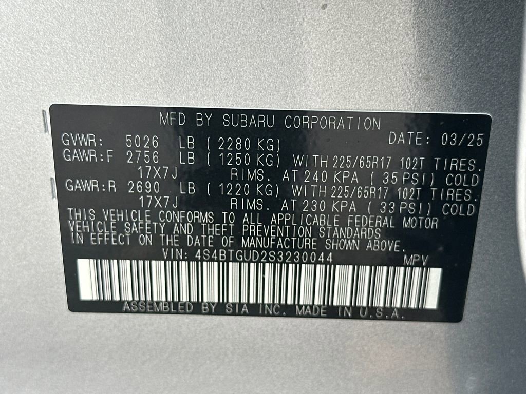 Used 2025 Subaru Outback Wilderness w/ Wilderness Package image 29