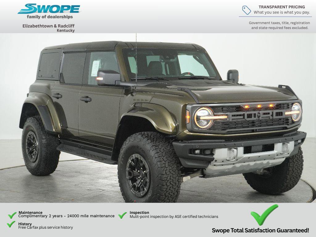 New 2026 Ford Bronco Raptor w/ Interior Carbon Fiber Pack
