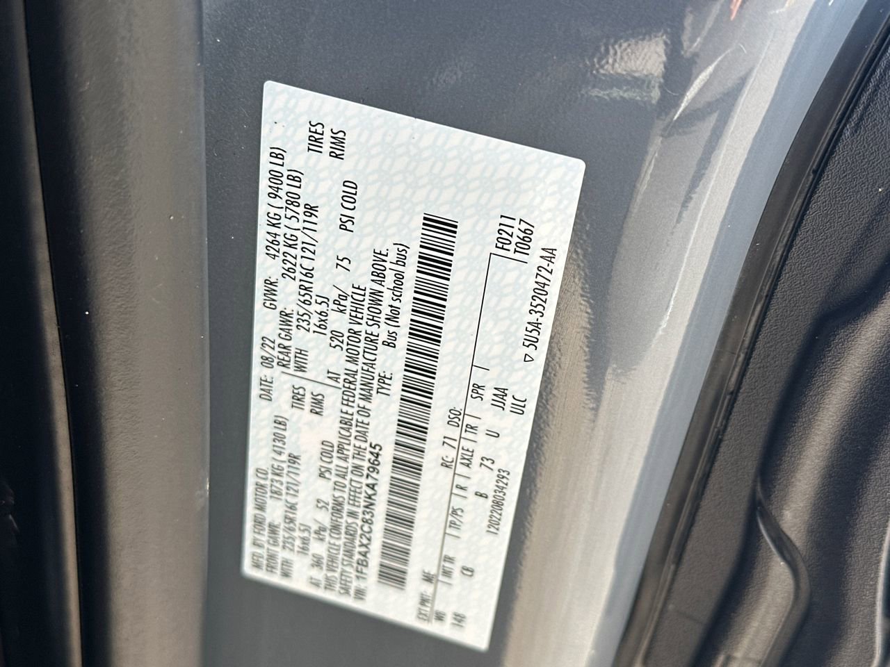 Used 2022 Ford Transit 350 XLT image 38