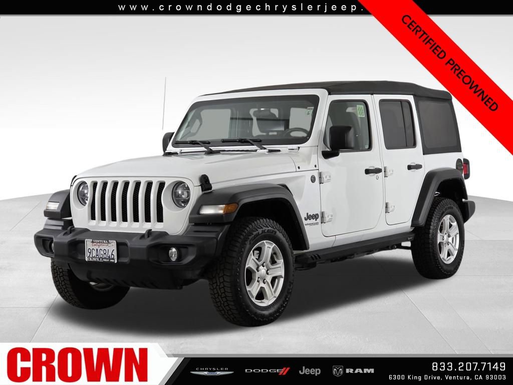 Certified 2022 Jeep Wrangler Unlimited Sport image 3