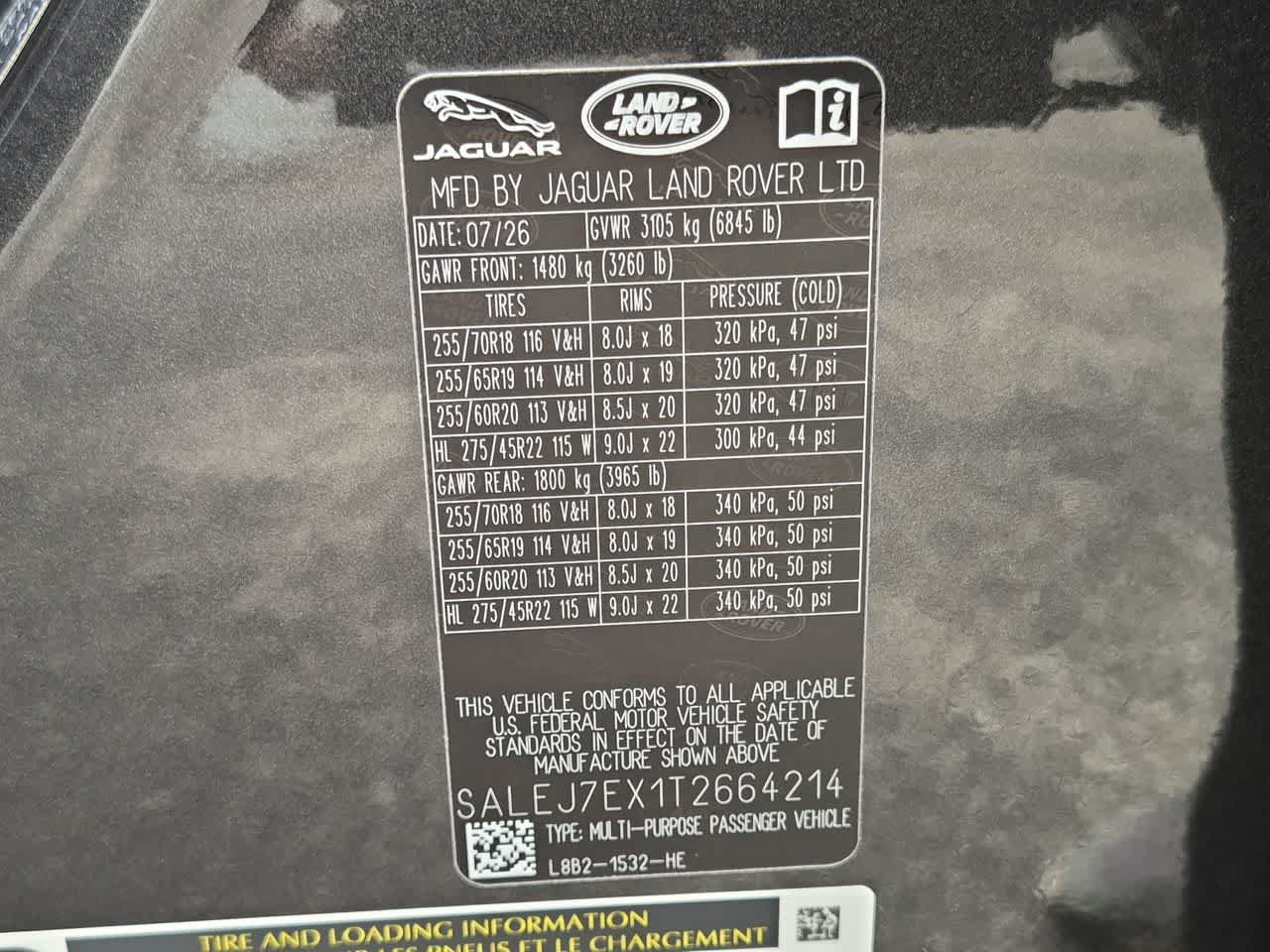 New 2026 Land Rover Defender 110 S AWD/4WD image 38