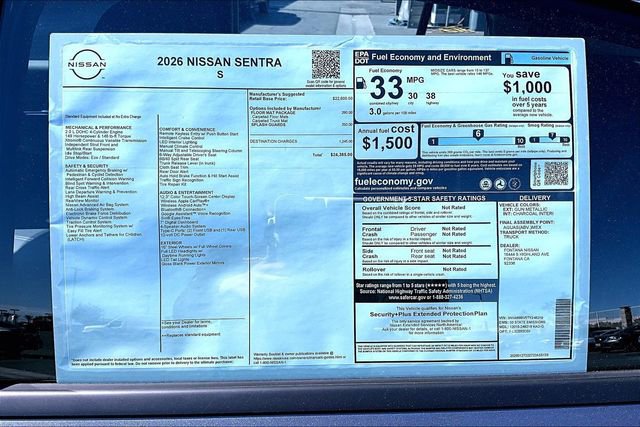 New 2026 Nissan Sentra S image 12