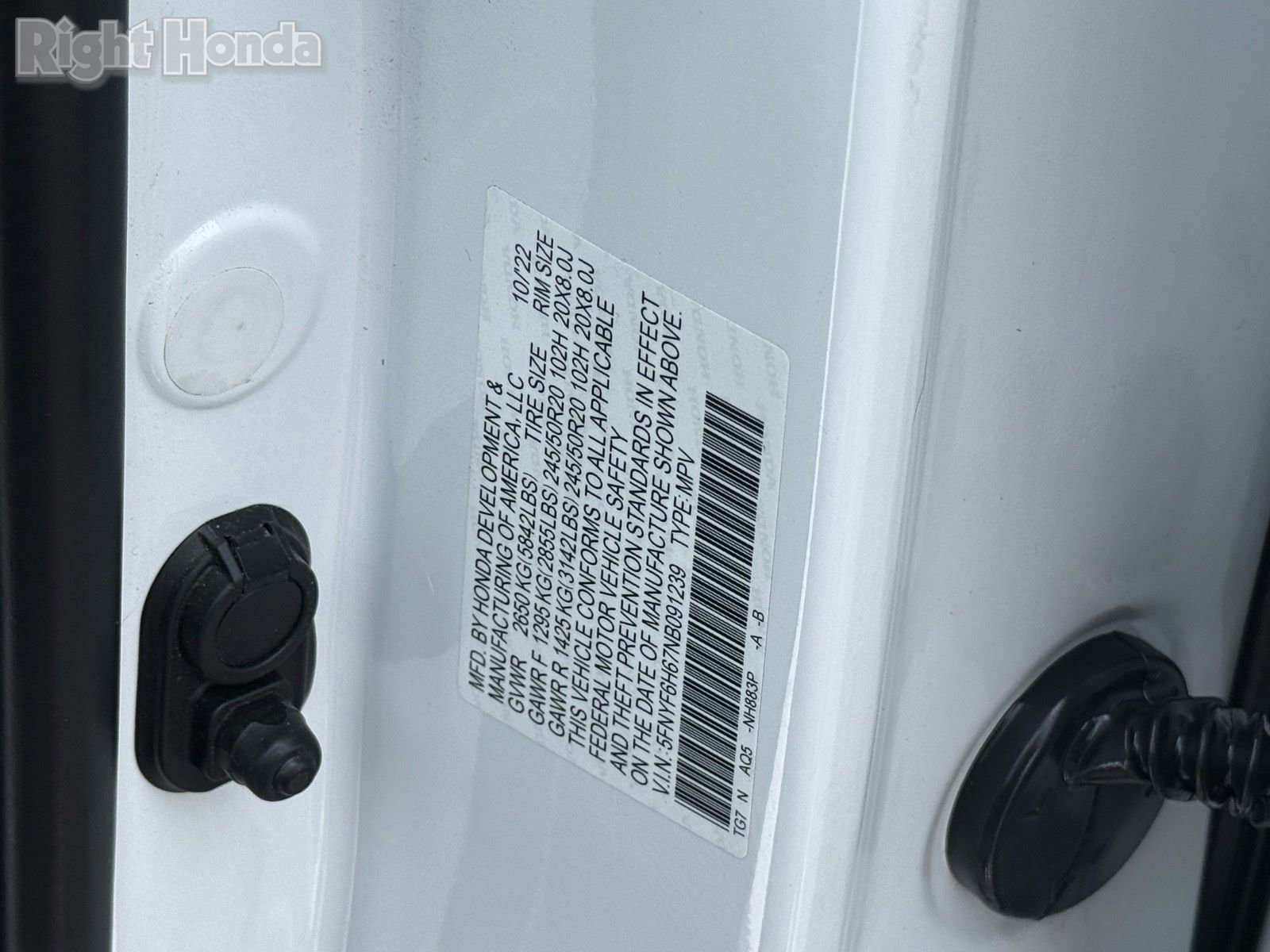 Used 2022 Honda Pilot Touring image 35