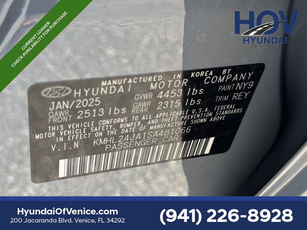 New 2025 Hyundai Sonata SE image 30