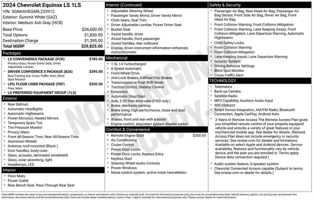 Used 2024 Chevrolet Equinox LS w/ LS Convenience Package FWD image 33
