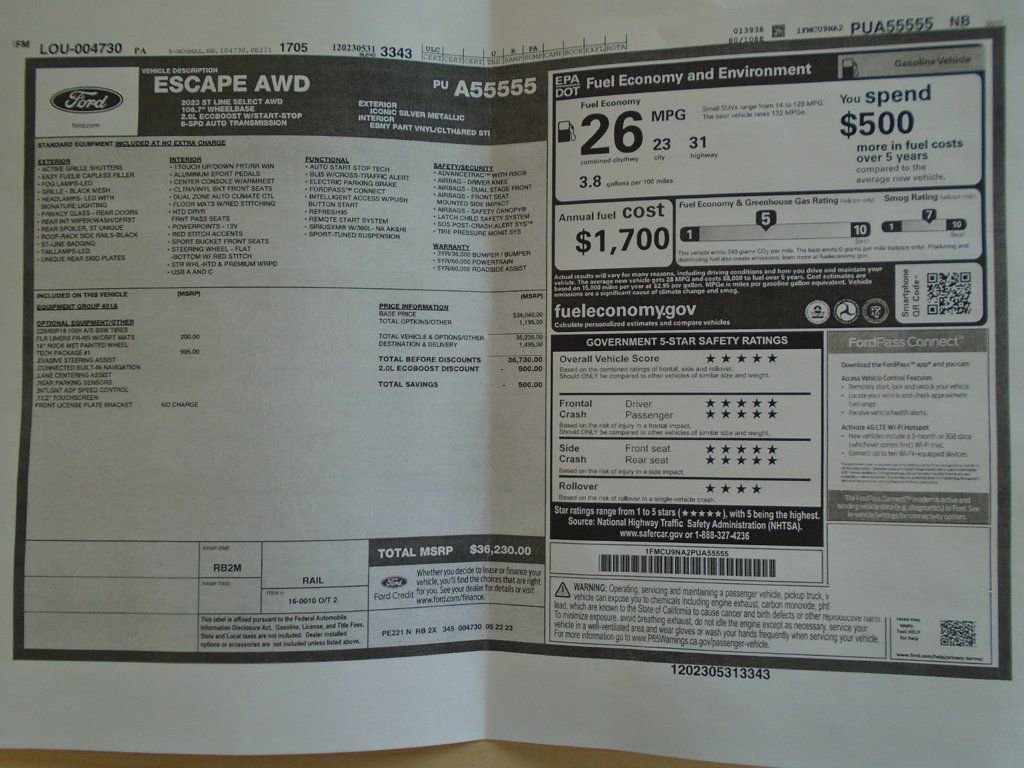 Used 2023 Ford Escape ST-Line Select w/ Tech Pack #1 image 37