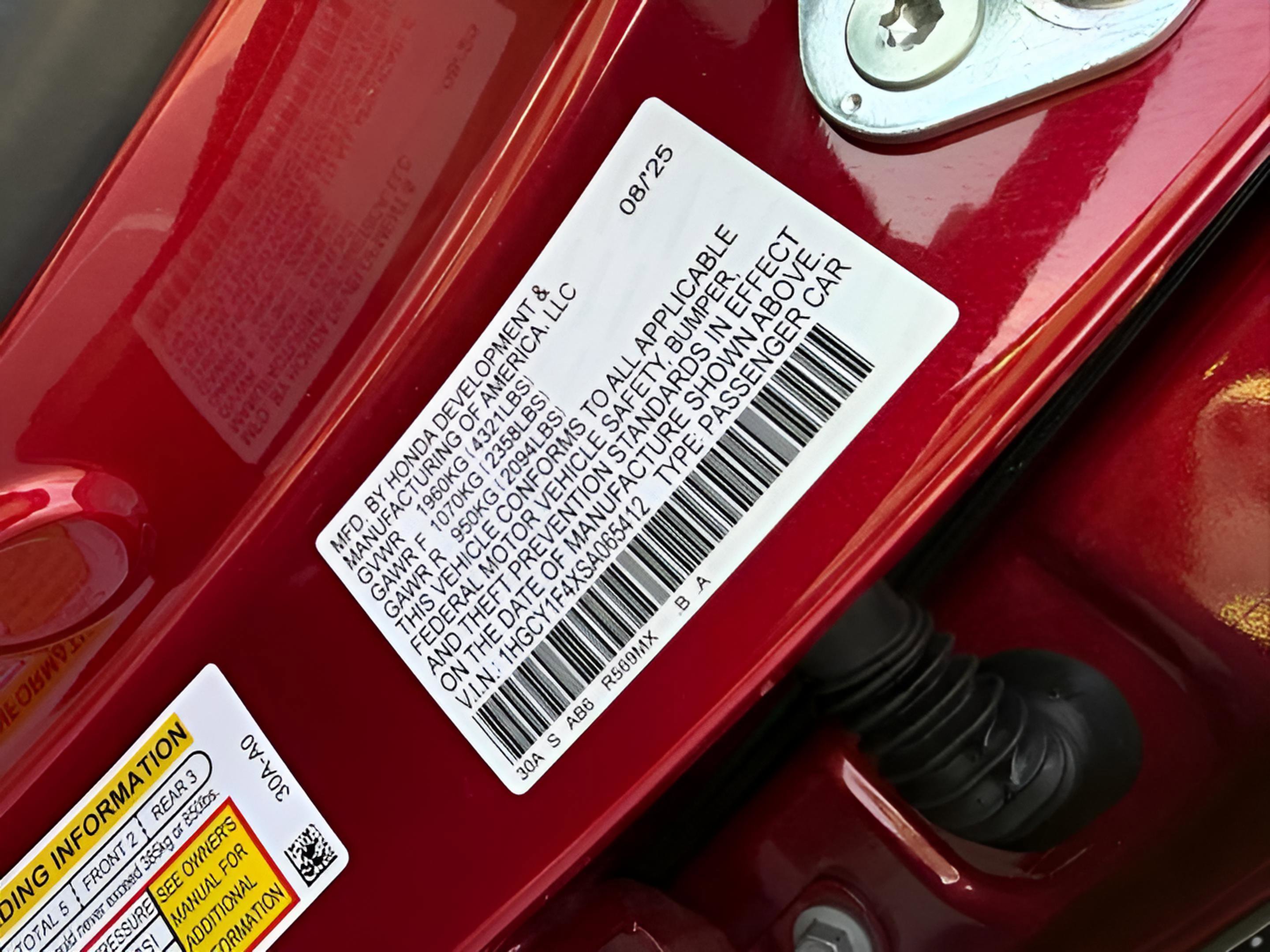 Certified 2025 Honda Accord SE image 33