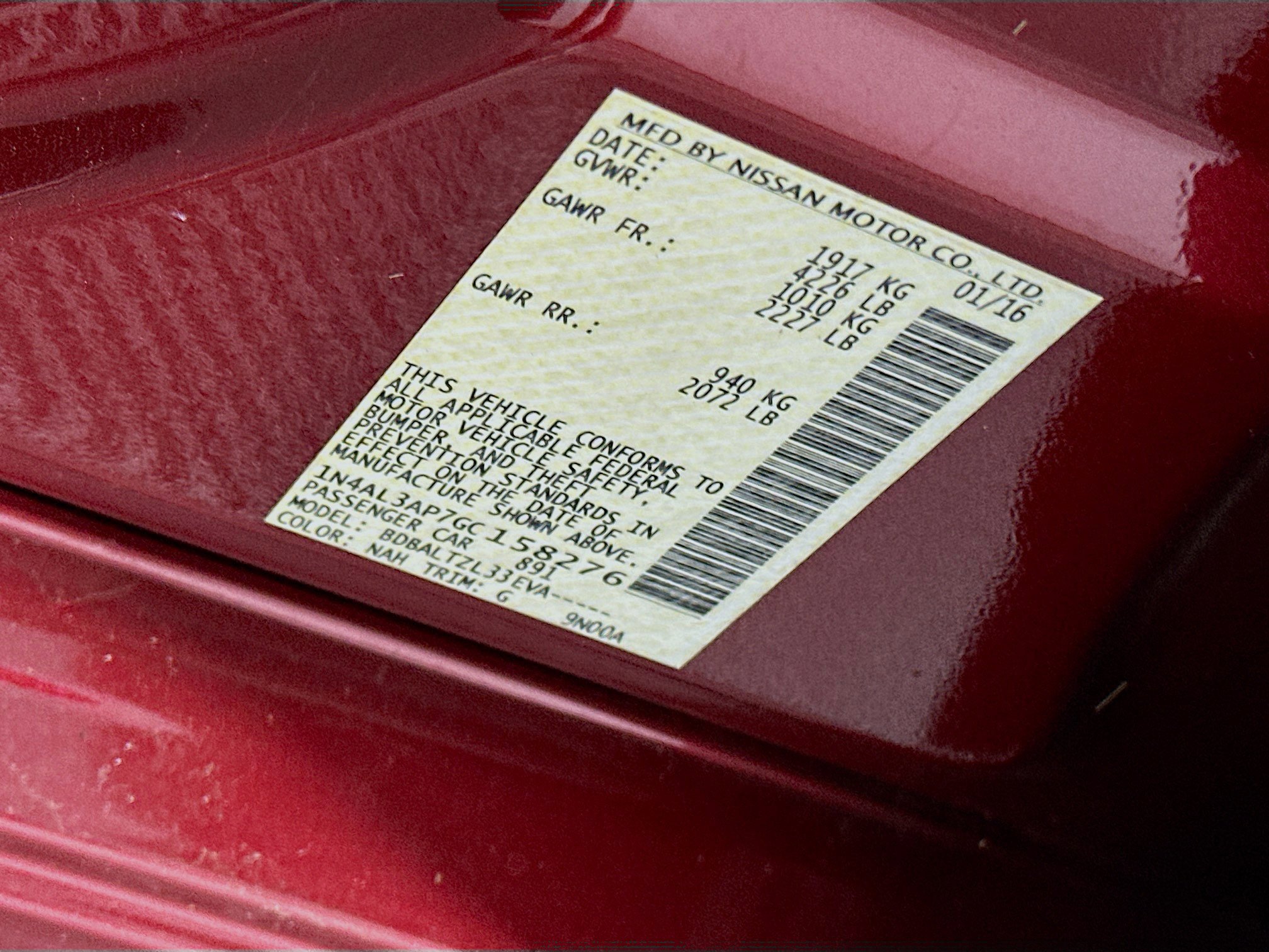 Used 2016 Nissan Altima 2.5 SL w/ 2.5 Technology Package image 12