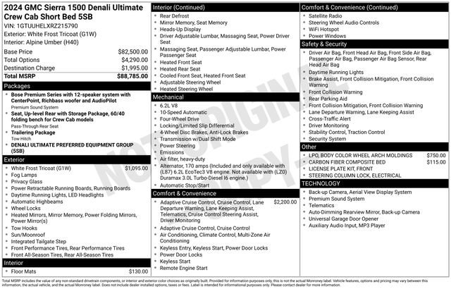 Used 2024 GMC Sierra 1500 Denali Ultimate image 44