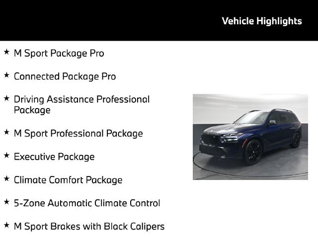 Certified 2025 BMW X7 M60i AWD/4WD image 5
