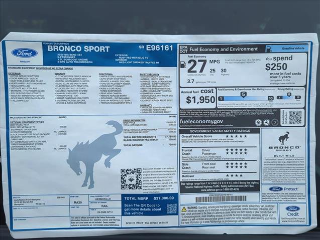 New 2025 Ford Bronco Sport Big Bend image 17