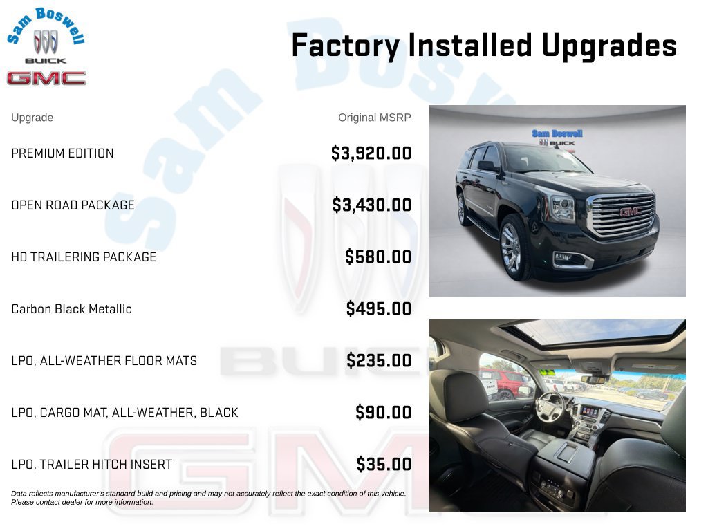 Used 2020 GMC Yukon SLT w/ Premium Edition RWD image 4
