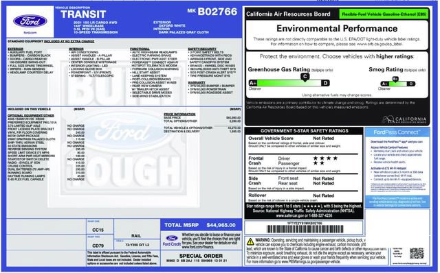 Used 2021 Ford Transit 150 Base image 31