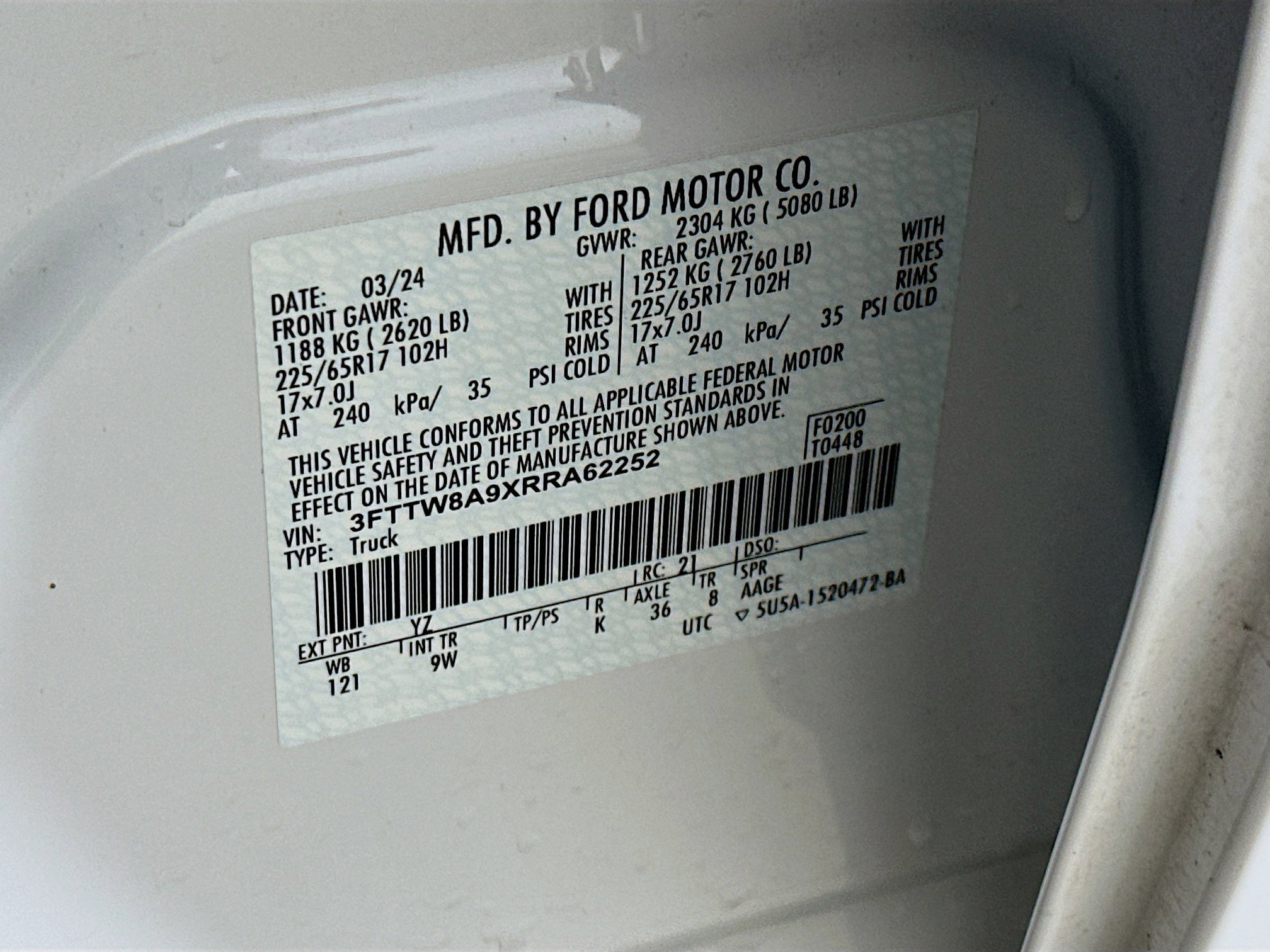 Used 2024 Ford Maverick XL FWD image 12