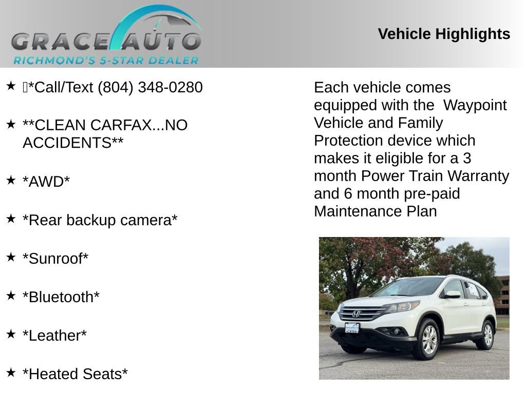 Used 2013 Honda CR-V EX-L image 2
