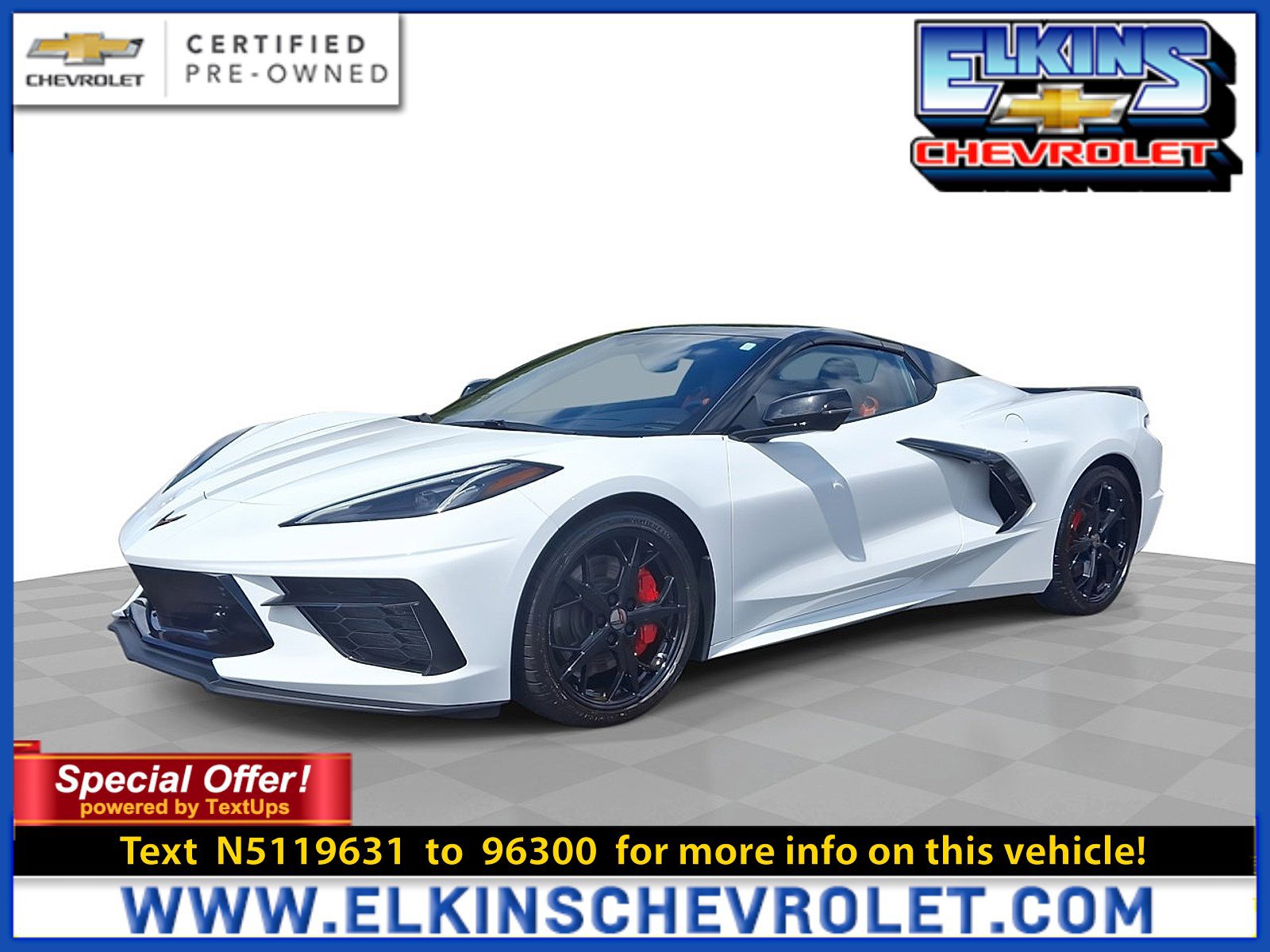 Certified 2022 Chevrolet Corvette Stingray Premium Conv w/ Z51 Performance Package