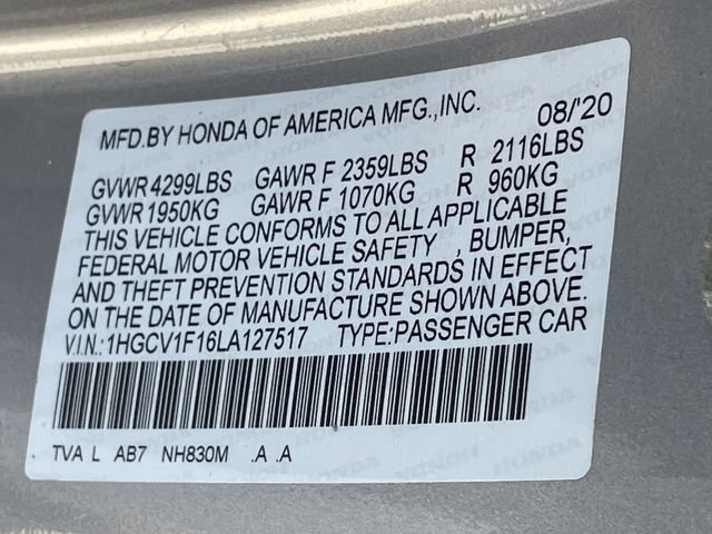 Used 2020 Honda Accord LX image 28