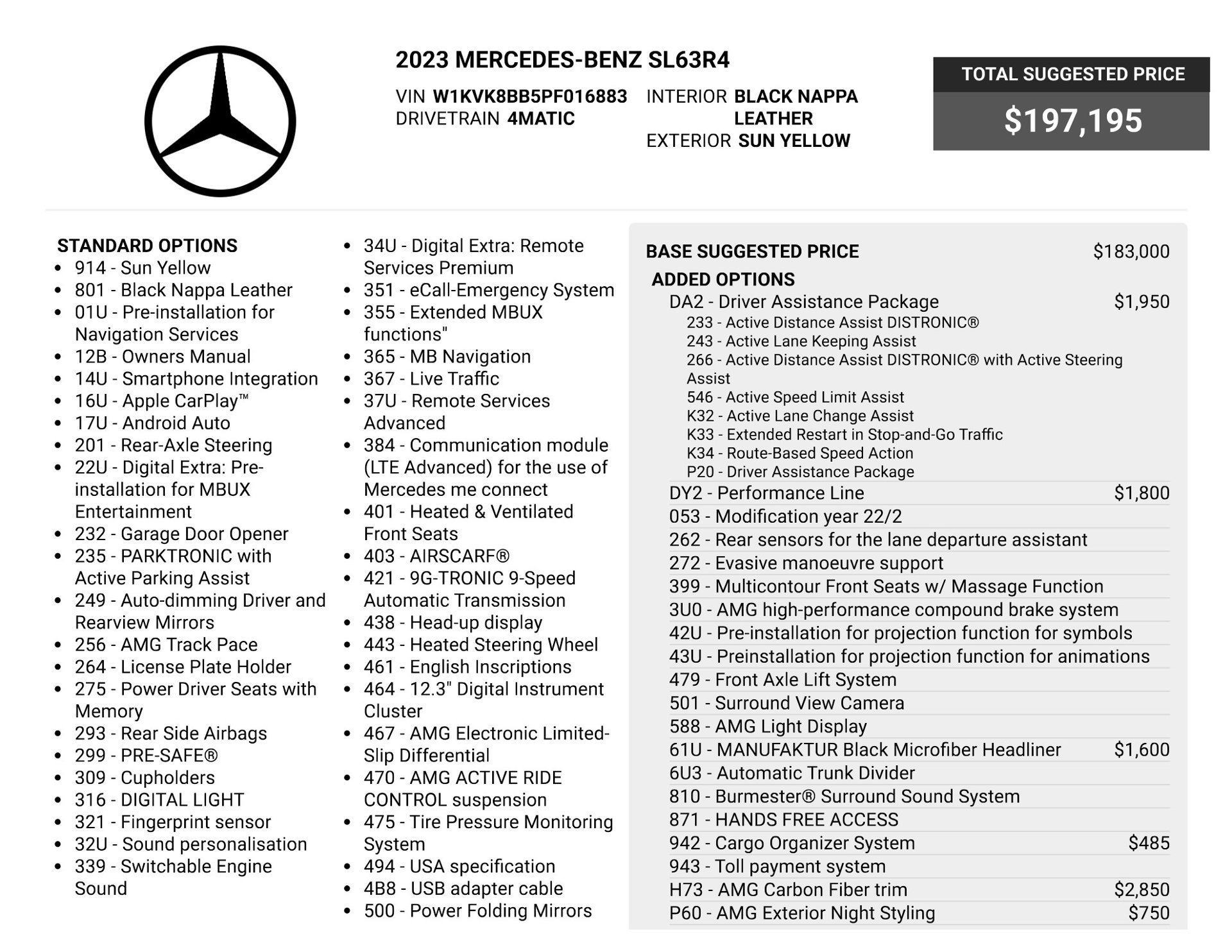 Used 2023 Mercedes-Benz SL 63 AMG 4MATIC image 85