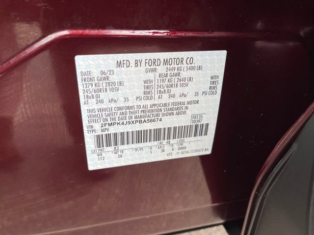 Used 2023 Ford Edge SEL AWD/4WD image 22
