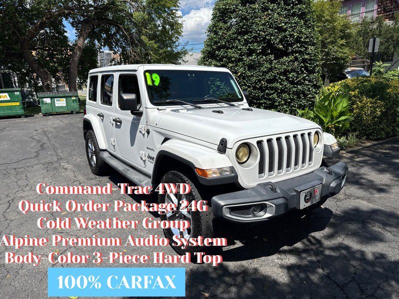Used 2019 Jeep Wrangler Unlimited Sahara AWD/4WD image 4