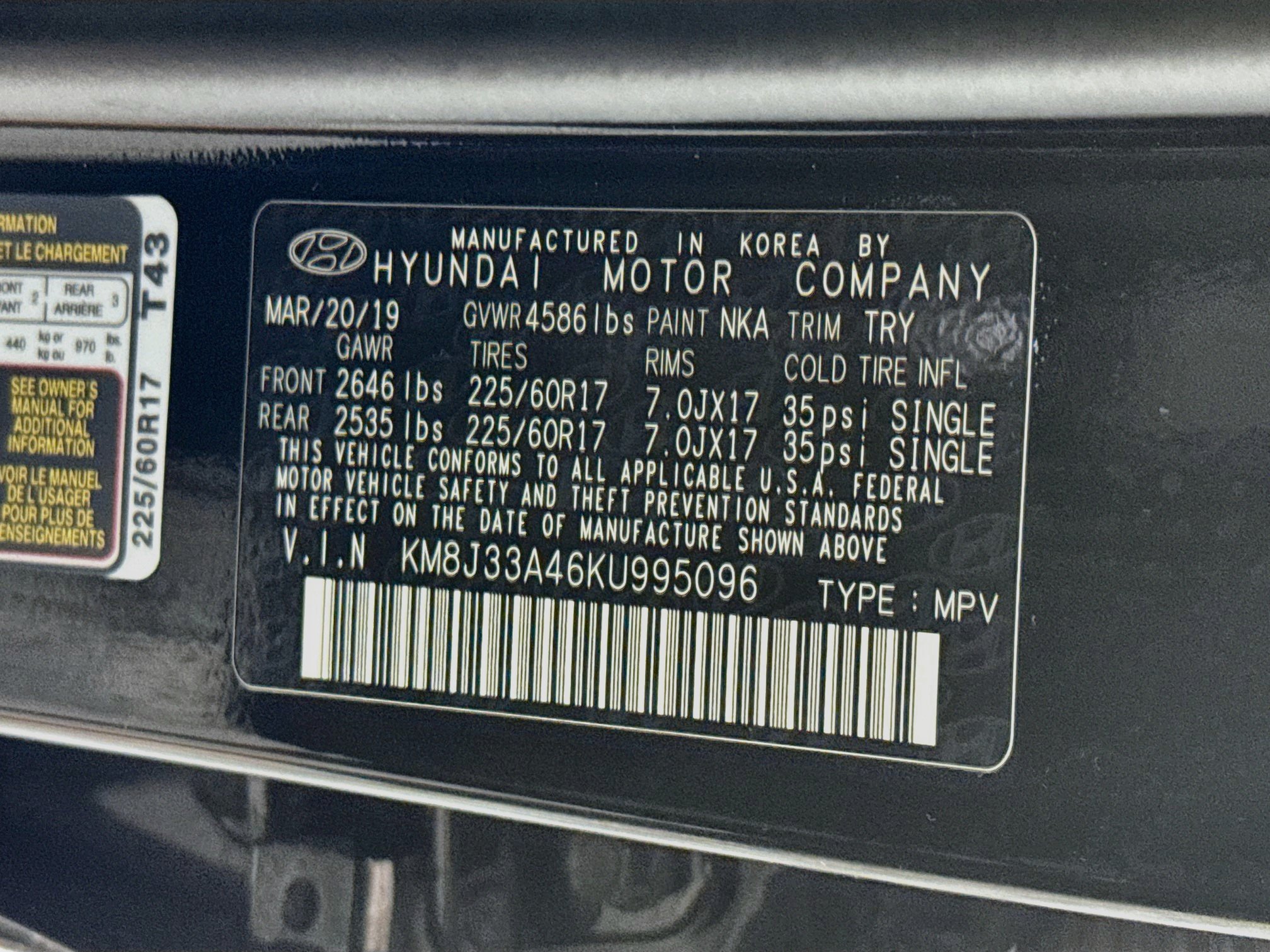 Used 2019 Hyundai Tucson Value FWD image 38