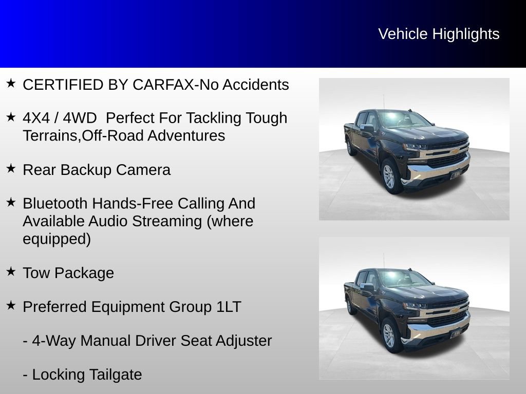 Used 2019 Chevrolet Silverado 1500 LT w/ All-Star Edition AWD/4WD image 4