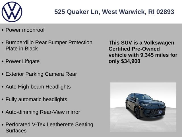 Certified 2025 Volkswagen Tiguan SE R-Line AWD/4WD image 13
