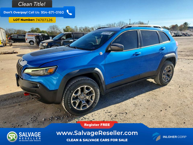 Used 2020 Jeep Cherokee Trailhawk w/ Technology Group AWD/4WD image 1