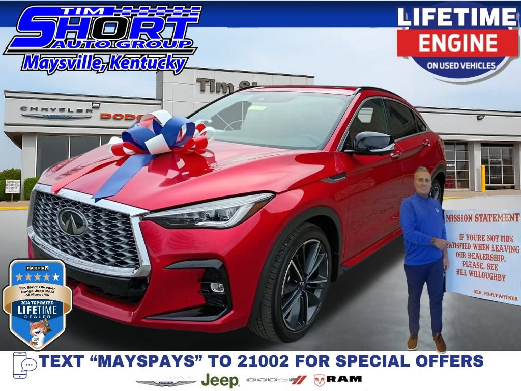 Used 2023 INFINITI QX55 Sensory w/ Lighting Package