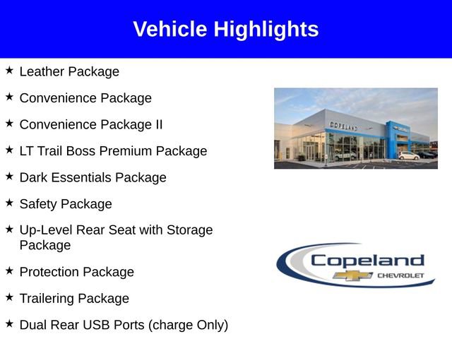New 2026 Chevrolet Silverado 1500 LT Trail Boss w/ LT Trail Boss Premium Package AWD/4WD image 3
